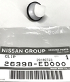 26398ED000 - : Tail Lamp Assembly Clip for Nissan Image