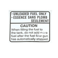 10024AA080 - Body: Fuel Label for Subaru: Ascent, Baja, Crosstrek, Impreza, Legacy, Outback, Tribeca Image