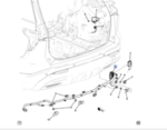 26595839 - : Rear Object Alarm Sensor Harness for GM Image