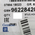 96228420 - Body: Lift Cylinder Stud for Buick: Encore | Chevrolet: Aveo, Aveo5, Sonic, Trax | Pontiac: G3 Image