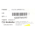 42057XA040 - : Plate for Subaru: Crosstrek, Forester, Impreza, Tribeca, WRX, XV Crosstrek Image