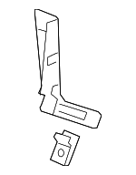 23393858 - Body: Lower Bracket for Chevrolet: Silverado 1500, Silverado 1500 LTD Image