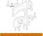 25815065 - Body: Fender Side Support for Cadillac: Escalade, Escalade ESV, Escalade EXT | Chevrolet: Avalanche, Silverado 1500, Silverado 2500 HD, Silverado 3500 HD, Suburban 1500, Suburban 2500, Tahoe | GMC: Sierra 1500, Sierra 2500 HD, Sierra 3500 HD, Yukon, Yukon XL 1500, Yukon XL 2500 Image