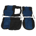 999N4W400R - : Seat Covers - Wet Suit (blue) Water Resistant Seat Cover: Rear Only for Nissan: TITAN, TITAN XD Image