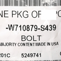 W710879S439 - Electrical: Mount Bracket Bolt for Ford Image