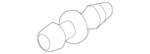 D09W67508 - Body: Upper Hose Valve for Mazda Image