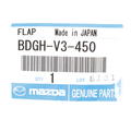 BDGHV3450A - Exterior: Splash Guards - Front Pair - Black Plastic for Mazda Image