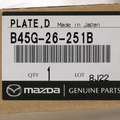 B45G26251B - Brakes: Rotor for Mazda Image