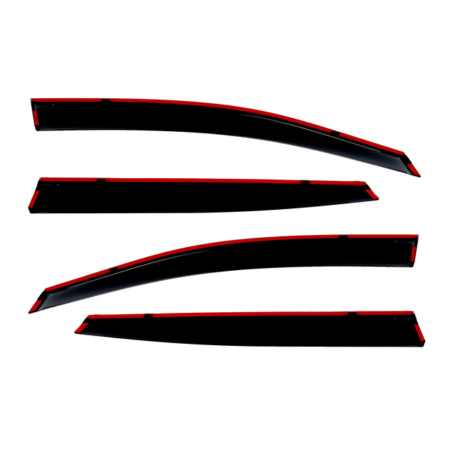 F001SAN000 - Exterior: Side Window Deflectors - Chrome for Subaru: Outback Image