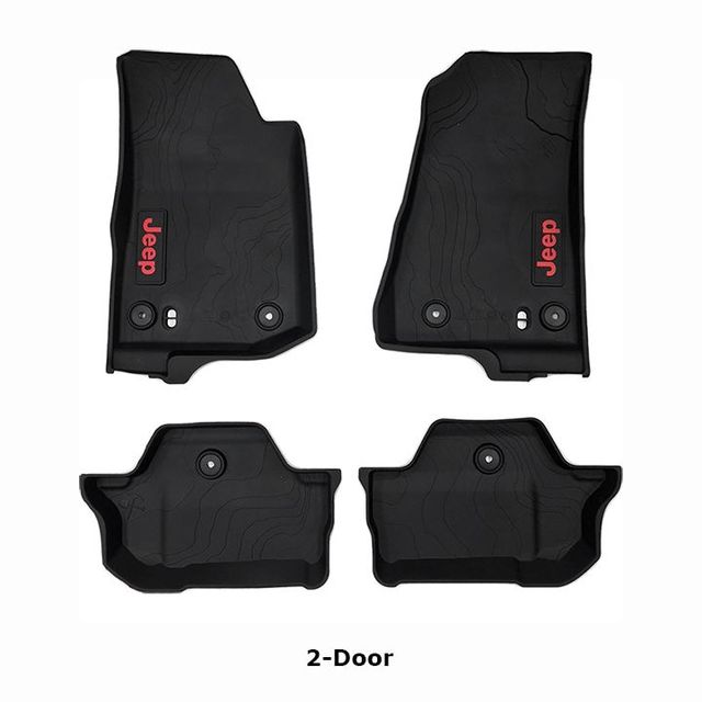 82216623AB - Interior Accessories: All-Weather Floor Mats for Jeep: Wrangler Image
