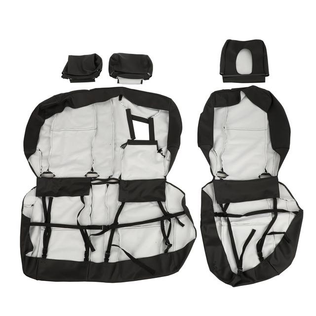 19156134 - Interior: Seat Covers, Rear, 60-40 for Chevrolet: Silverado 1500, Silverado 2500 HD, Silverado 3500 HD | GMC: Sierra 1500, Sierra 1500 Classic, Sierra 1500 HD, Sierra 1500 HD Classic, Sierra 2500, Sierra 2500 HD, Sierra 2500 HD Classic, Sierra 3500, Sierra 3500 Classic, Sierra 3500 HD Image