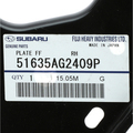51635AG2409P - Body: Front Plate for Subaru: Impreza Image
