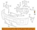 11589165 - Body: Impact Bar Bolt for Buick: Enclave, LaCrosse, Rainier, Regal Sportback, Regal TourX, Verano | Cadillac: Escalade, Escalade ESV, XT4, XT5, XT6 | Chevrolet: Blazer, Captiva Sport, Colorado, Silverado 1500, Silverado 1500 LD, Silverado 2500 HD, Silverado 3500 HD, Suburban, Tahoe, Trailblazer, Trailblazer EXT, Traverse, Traverse Limited | GMC: Acadia, Canyon, Envoy, Envoy XL, Envoy XUV, Sierra 2500 HD, Sierra 3500 HD, Yukon, Yukon XL | Oldsmobile: Bravada Image