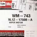 9L1Z17508A - Wiper &amp; Washer: Wiper Motor for Ford Image