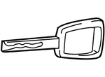 13523900 - : Vehicle Key for Chevrolet: Suburban, Tahoe Image