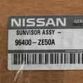 96400ZE50A - Body: Sun Visor for Nissan Image