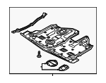 291101U500 - : 2014-2015 Under-Body Shield for Kia Image