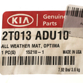 2T013ADU10 - : Floor Mats, All-Weather for Kia Image