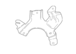 KB8C67ZP1A - Body: Blind Spot Radar Mount Bracket for Mazda Image