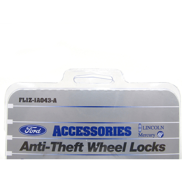 FL1Z1A043A - Wheels: Wheel Locks - Zinc-Plated For Hidden Lugs for Ford Image