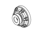 68071844AA - ITC; Single Speed Transfer Case: Output Flange for Mopar Image