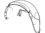 22782466 - Body: Wheelhouse Liner for GM Image