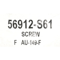 56912S61 - Body: Bumper Cover Screw for Ford Image