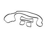 1S7Z6584BA - Engine: Valve Cover Gasket for Ford Image