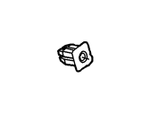 W712852S300 - : Center High Mount Stop Light Nut for Ford Image