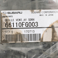 66110FG003 - Body: Vent Grille for Subaru: Forester, Impreza Image