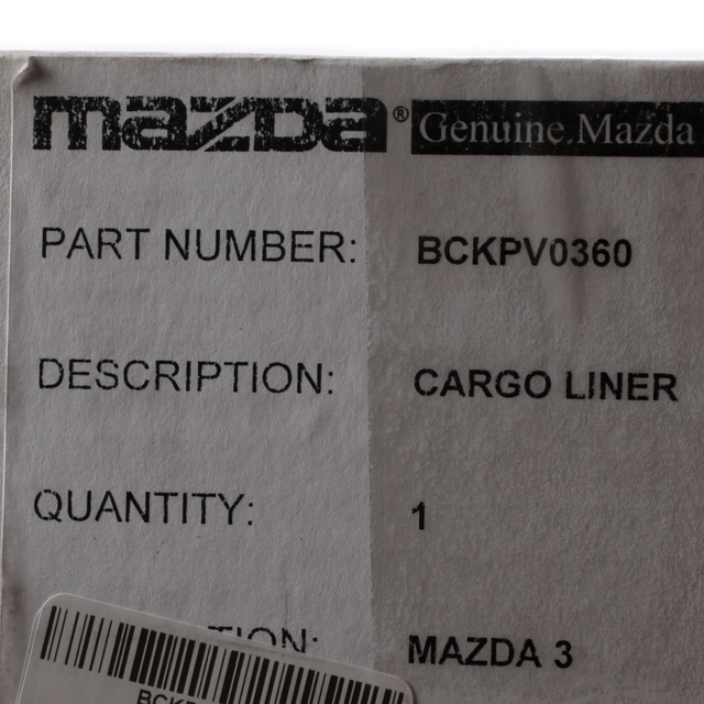BCKPV0360 - Interior: Soft Cargo Liner for Mazda Image