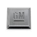84689784 - Body: Emblem for Buick: Enclave, LaCrosse, Lucerne | Cadillac: CTS, DTS, Escalade, Escalade ESV, Escalade EXT, SRX, STS, XLR | Chevrolet: Avalanche, Aveo, Aveo5, Camaro, Cobalt, Colorado, Corvette, Equinox, HHR, Impala, Malibu, Monte Carlo, Silverado 1500, Silverado 2500 HD, Silverado 3500 HD, SSR, Suburban 1500, Suburban 2500, Tahoe, Trailblazer, Traverse | GMC: Acadia, Canyon, Envoy, Sierra 1500, Sierra 2500 HD, Sierra 3500 HD, Yukon, Yukon XL 1500, Yukon XL 2500 | Hummer: H3, H3T | Pontiac: G3, G5, G6, G8, Grand Prix, Solstice, Torrent | Saturn: Astra, Aura, Outlook, Sky, Vue Image