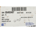 95493487 - Interior: Cargo Tray, Black with Bowtie Logo for GM Image