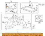 95076448 - Body: Upper Quarter Trim Pivot for GM Image