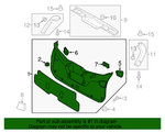817503W000GAH - : Lower Trim Panel for Kia Image