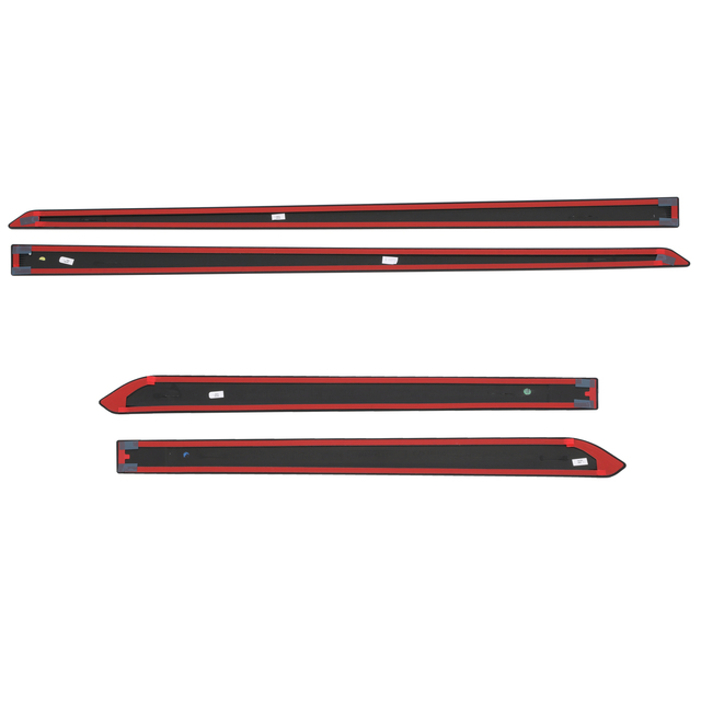 J101SAN801V3 - Exterior: Body Side Molding Kit - Crystal Black Silica for Subaru: Legacy, Outback Image