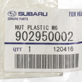 902950002 - Body: Insulator Nut for Subaru: Ascent, BRZ, Forester, Impreza, Legacy, Outback Image