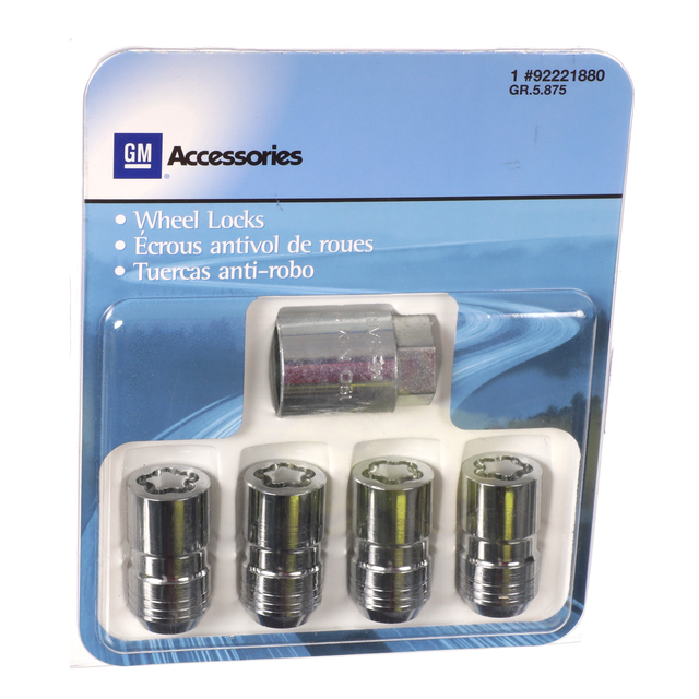 85664838 - : Wheel Lock Kit, Chrome for Buick: Envision | Cadillac: ATS, CT5, CTS, XT4 | Chevrolet: Camaro Image