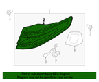 924122T010 - Electrical: Lens &amp; Housing for Kia Image
