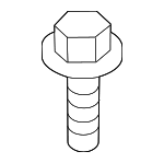 11569919 - : M6x10x23 Multi-Purpose Bolt for Buick: Encore GX, Envista | Cadillac: CT4, CT5, CT6, Escalade, Escalade ESV | Chevrolet: Camaro, Colorado, Equinox, Malibu, Silverado 1500, Silverado 1500 LTD, Silverado 2500 HD, Silverado 3500 HD, Silverado EV, Suburban, Tahoe, Trailblazer, Trax | GMC: Canyon, Hummer EV Pickup, Hummer EV SUV, Sierra 1500, Sierra 1500 Limited, Sierra 2500 HD, Sierra 3500 HD, Sierra EV, Terrain, Yukon, Yukon XL Image