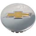 22863943 - : Button Style Center Cap with Bowtie Logo for Chevrolet: Cruze, Cruze Limited, Equinox, Malibu Image