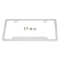 19330395 - Exterior: License Plate Frame, Universal for Buick: Enclave, Encore, LaCrosse, Regal | Cadillac: ATS, CTS, ELR, Escalade, Escalade ESV, SRX, XTS | Chevrolet: Camaro, Colorado, Corvette, Cruze, Cruze Limited, Equinox, Express 1500, Express 2500, Express 3500, Express 4500, Impala, Malibu, Malibu Limited, Silverado 1500, Silverado 2500 HD, Silverado 3500 HD, Sonic, Spark, Spark EV, SS, Suburban, Suburban 1500, Suburban 3500 HD, Tahoe, Traverse, Trax, Volt | GMC: Acadia, Canyon, Savana 1500, Savana 2500, Savana 3500, Savana 4500, Sierra 1500, Sierra 2500 HD, Sierra 3500 HD, Terrain, Yukon, Yukon XL, Yukon XL 1500 Image