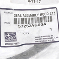 57252AG00A - Body: Lower Seal for Subaru: Legacy, Outback Image