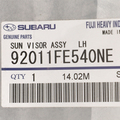 92011FE540NE - Body: Sun-visor for Subaru: Impreza Image