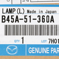 B45A51360A - : Turn Signal Lamp for Mazda: 3 Image