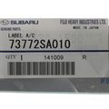 73772SA010 - Body: AC Label for Subaru Image