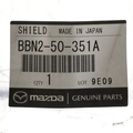 BBN250351A - Body: Bumper Splash Shield for Mazda Image