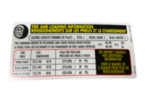 5GM010000MK - : Tire Information Label for Volkswagen Image