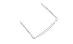 797169N00A - : Back Glass Seal for Nissan Image