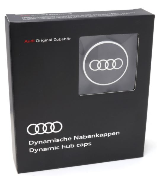 4M8071006A - Wheels: Dynamic Center Caps for Audi: A4 allroad, A4 Quattro, A5 Quattro, A5 Sportback, A6 allroad, A6 Quattro, A7 Sportback, A8 Quattro, e-tron Sportback, Q3, Q5, Q5 Sportback, Q7, Q8, Q8 e-tron, S4, S5, S5 Sportback, S6, S8, SQ5, SQ5 Sportback, SQ7, SQ8, SQ8 e-tron Image